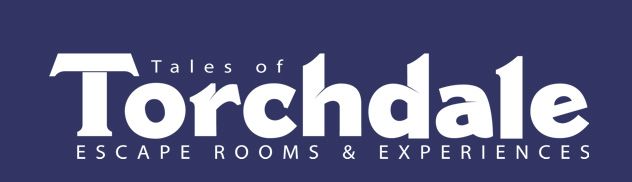 Een logo voor Tales of Torchdale Escape Rooms en ervaringen