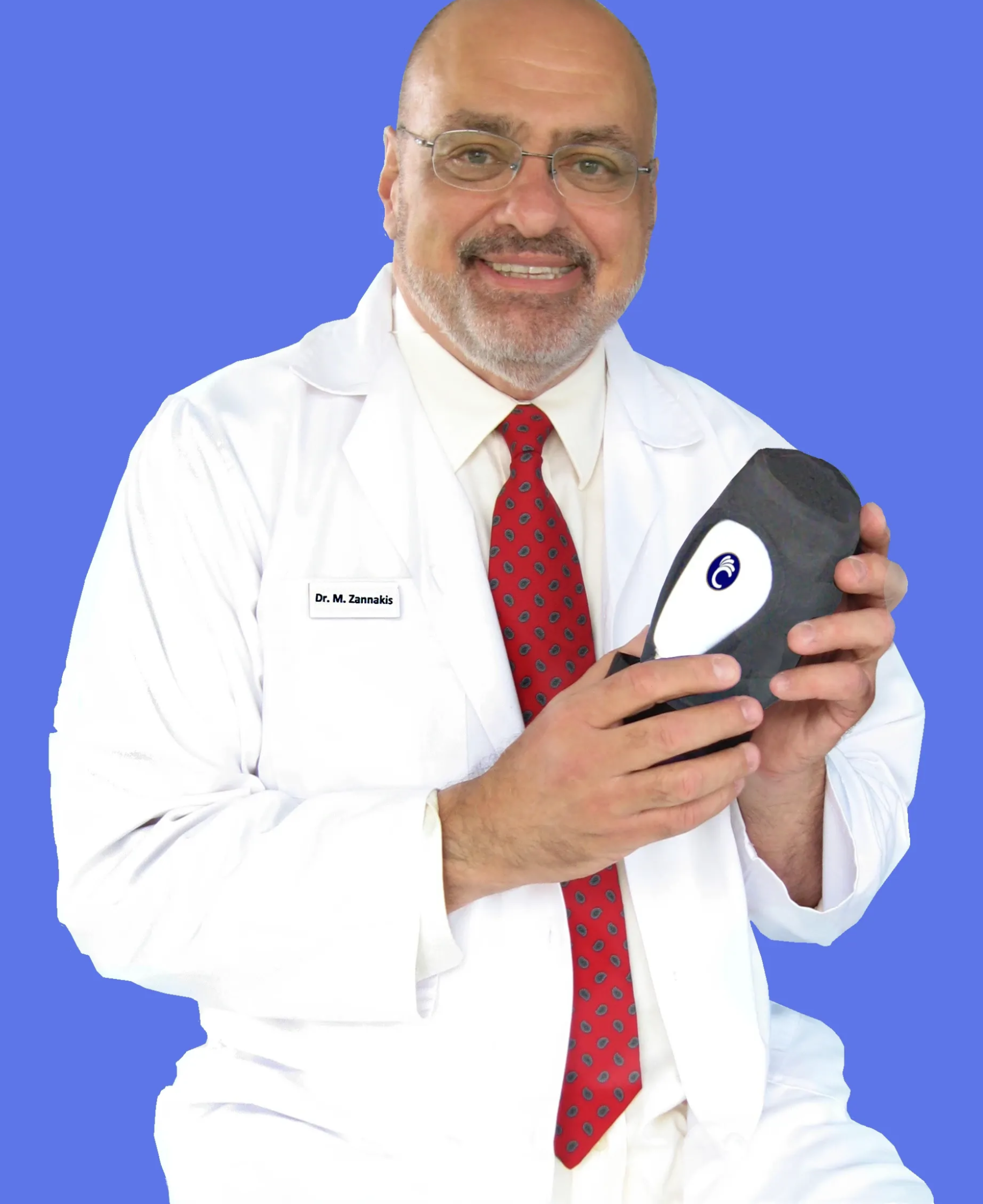 Dr. Z holding the CarpalRx