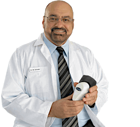 Dr. Zannakis holding the CarpalRx