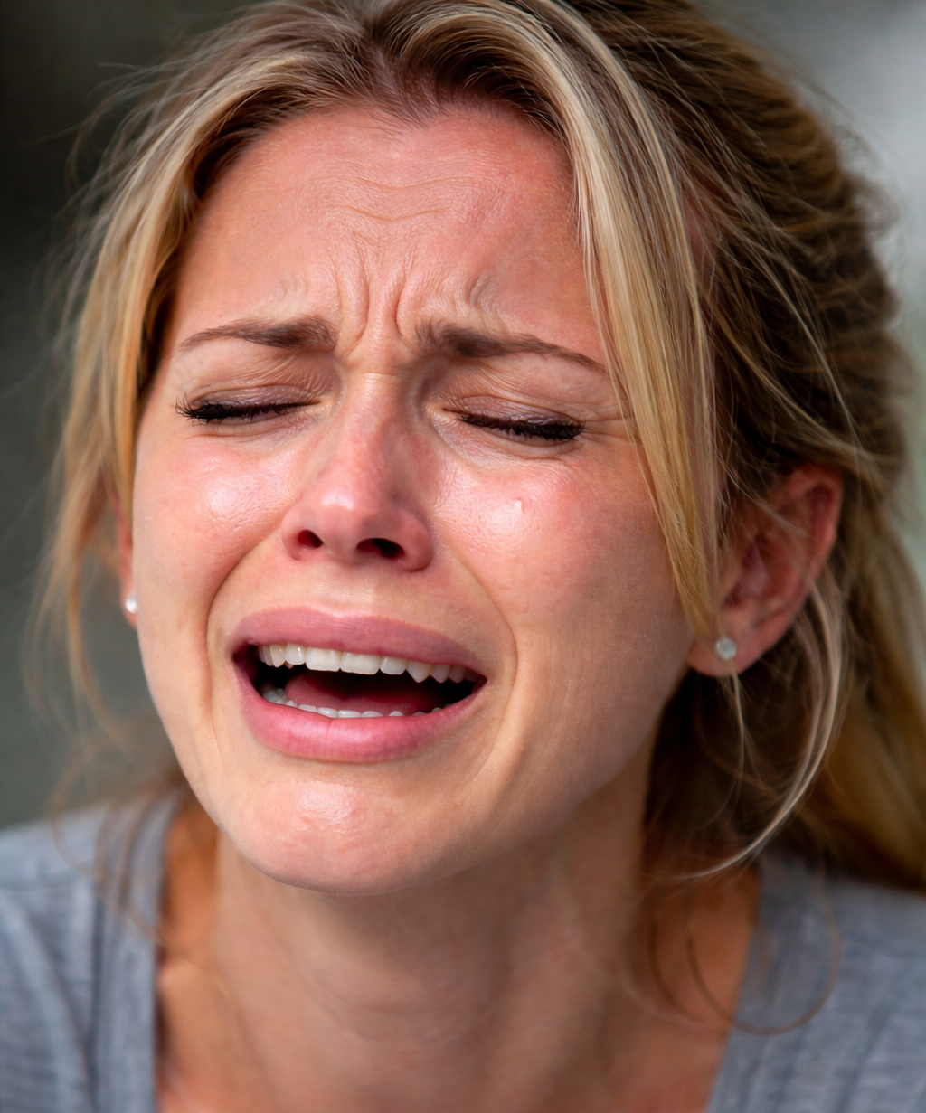 woman with extreme pain