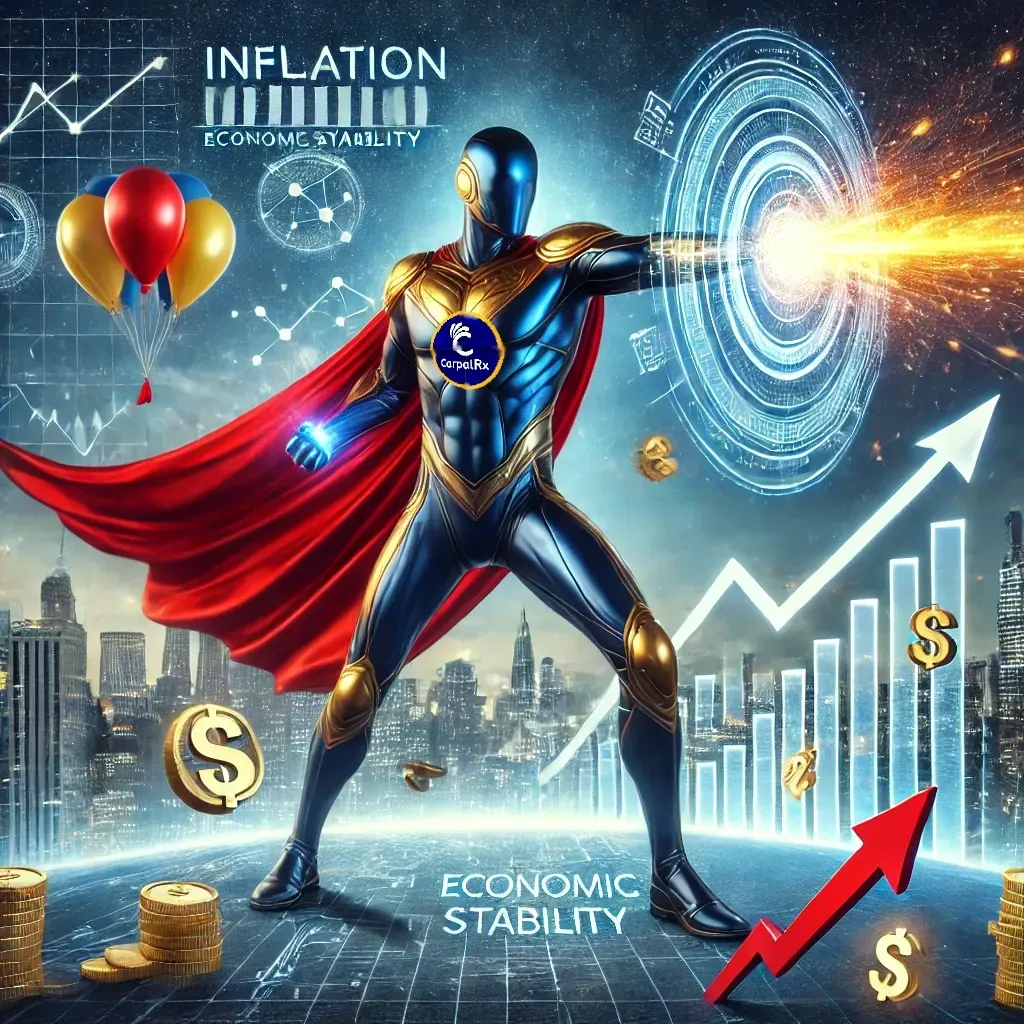 Superhero fighting inflation