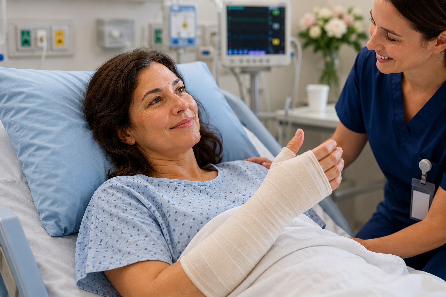 patient recovering from anesthesia