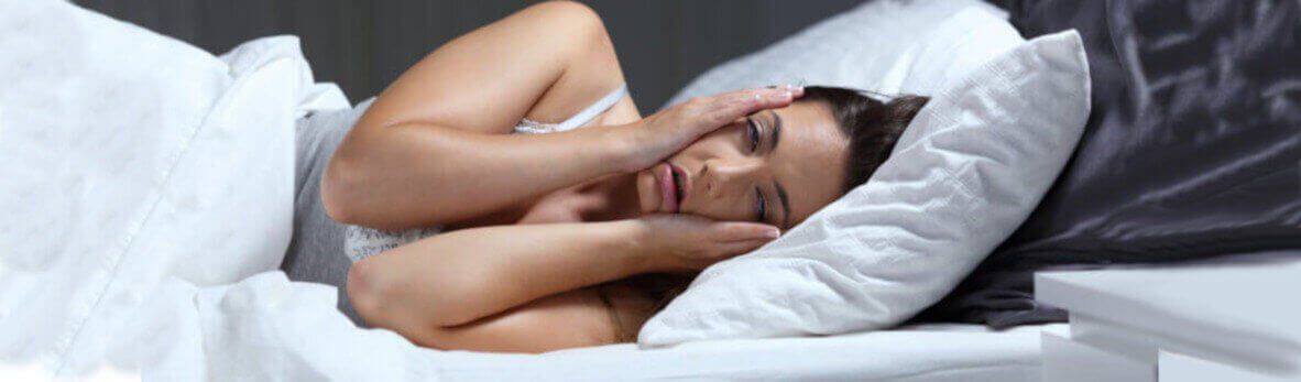 woman who can't sleep