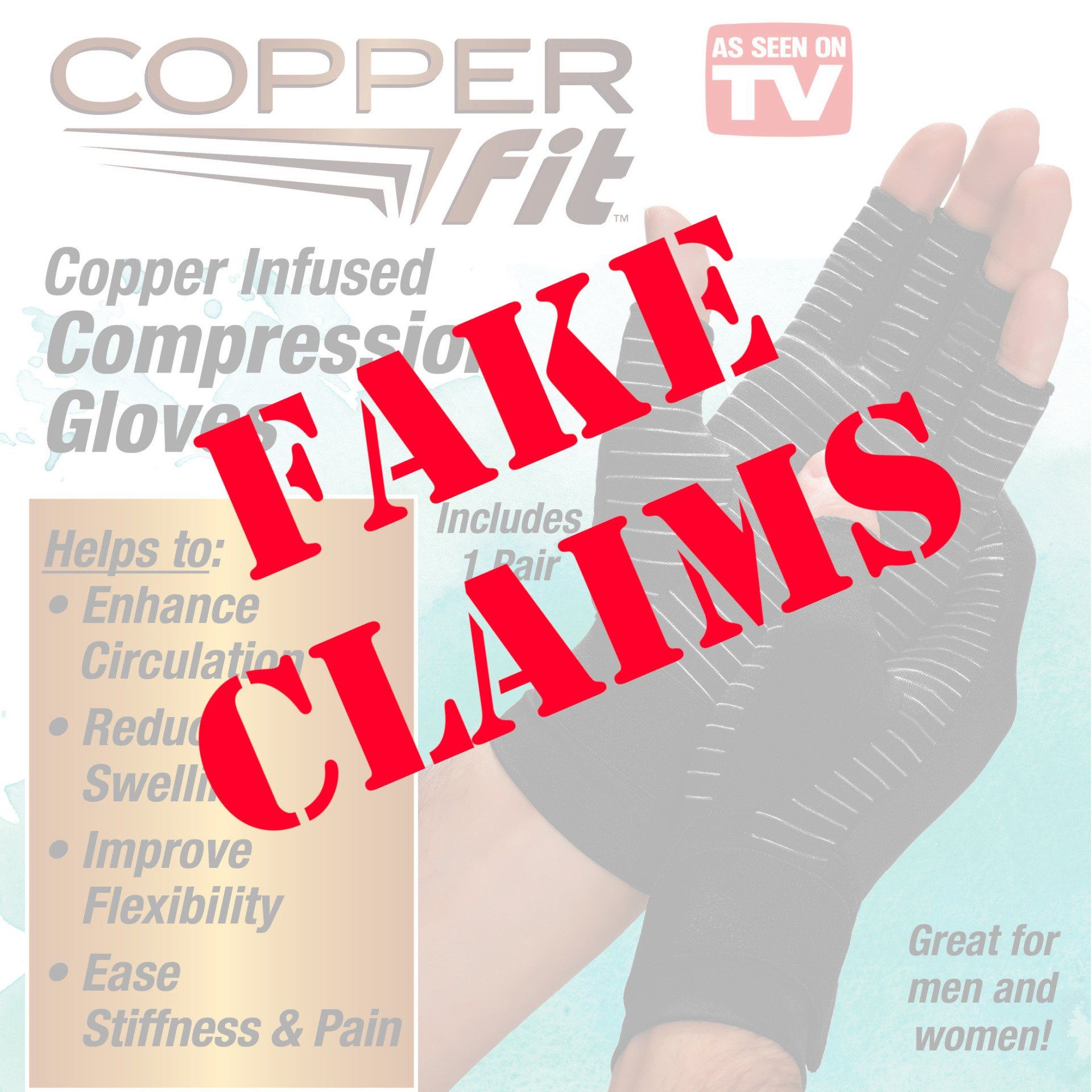 COPPER FIT FAKE CLAIMS