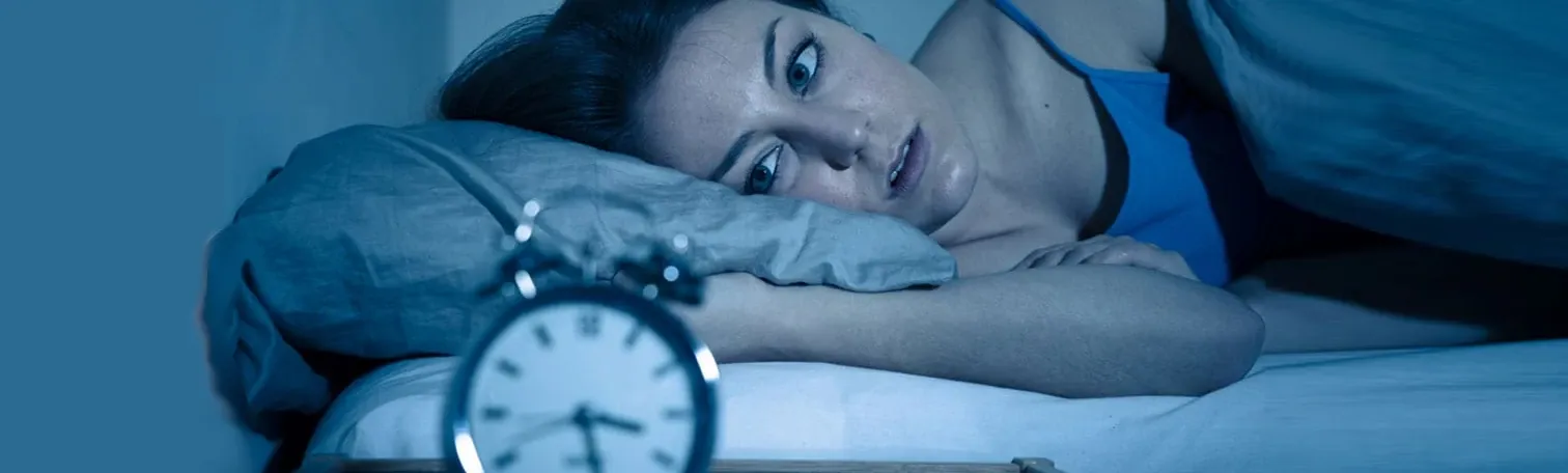female cannot sleep