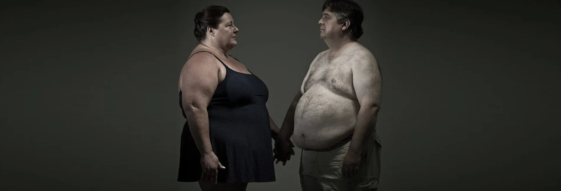 obese couple