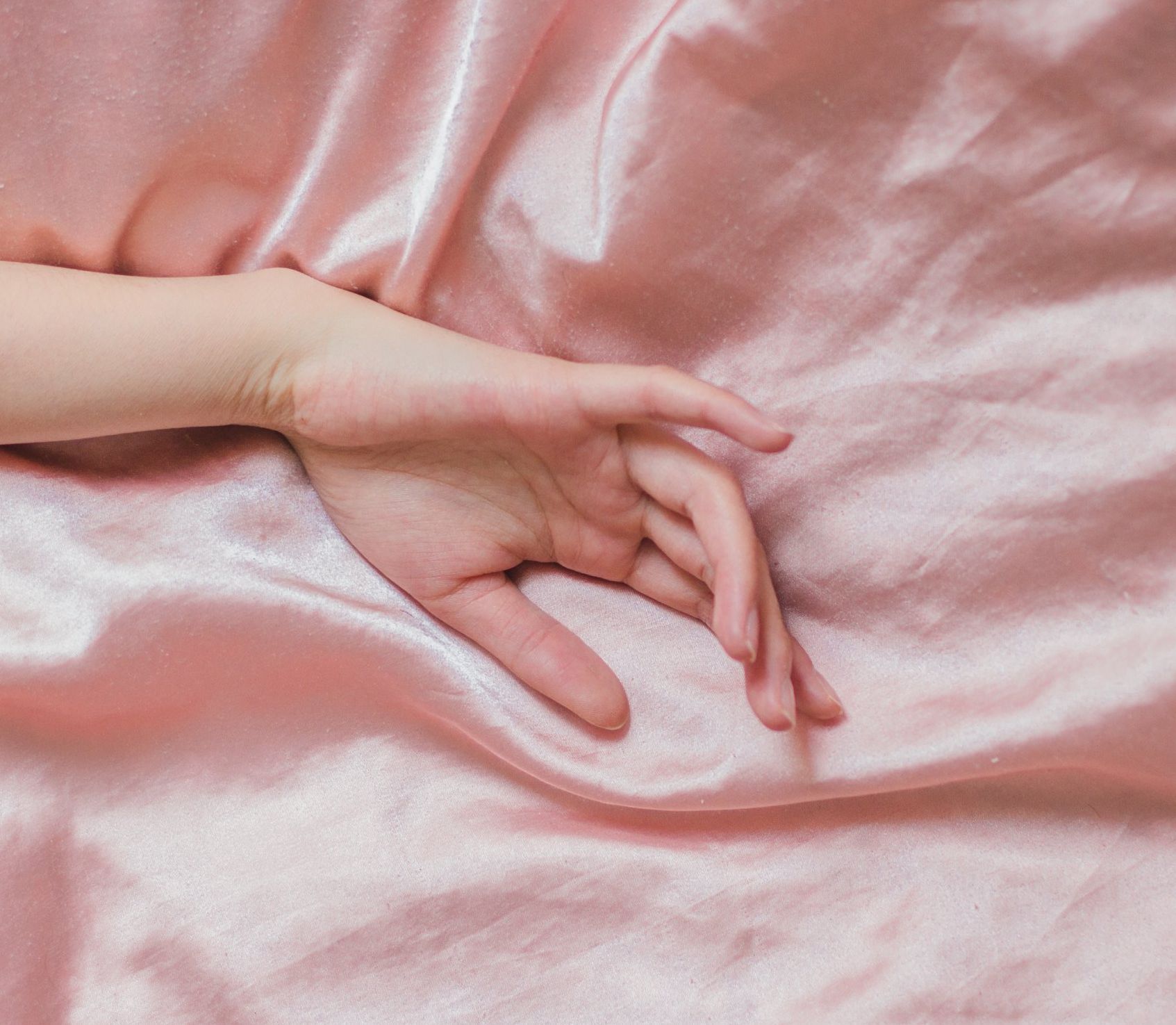 resting female hand