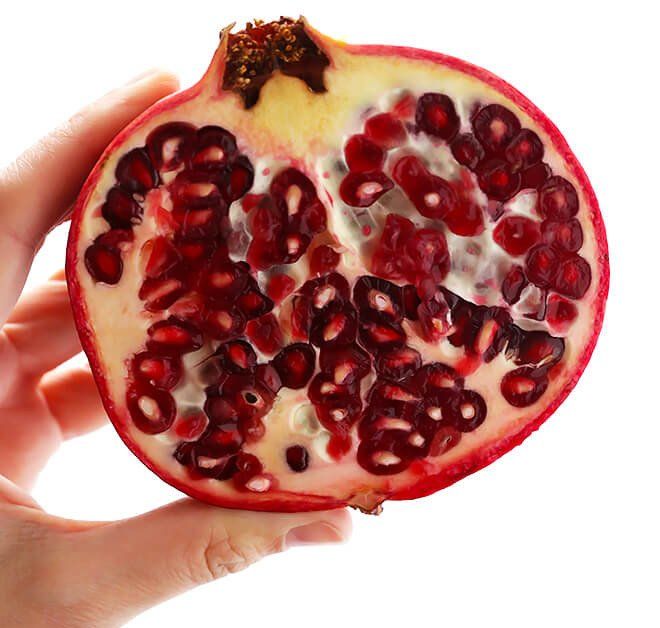 A pomegranate has an internal structure like human fascia.