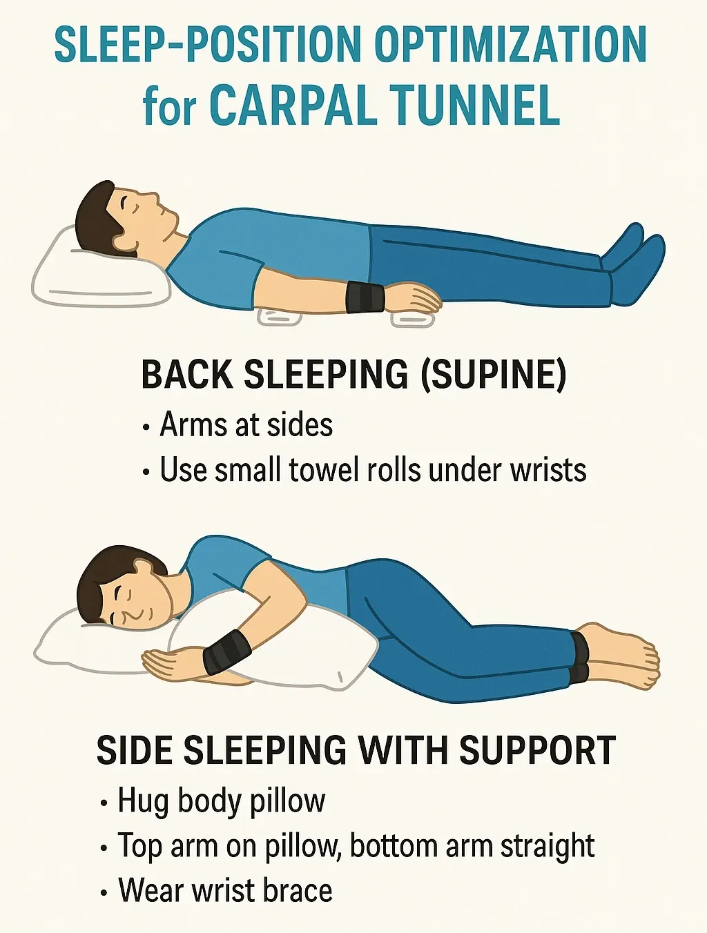 sleeping position infographic