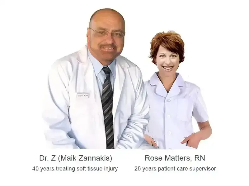 CarpalRx's patient care director, Dr. Z, and Nurse Rose