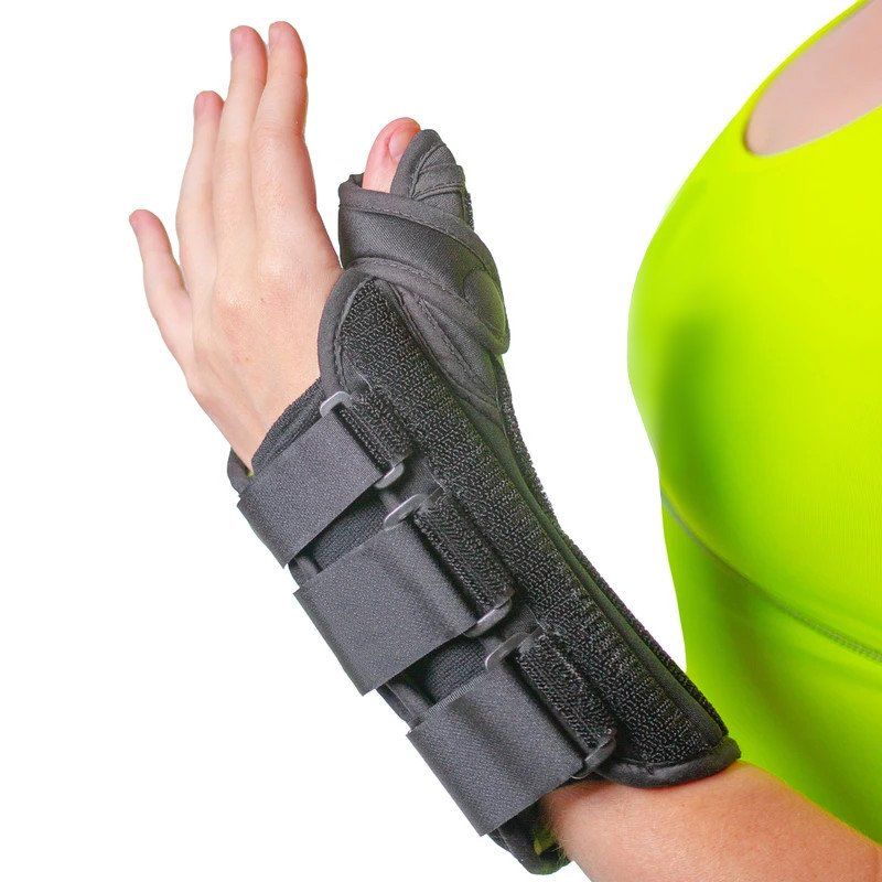 hand splint with spica