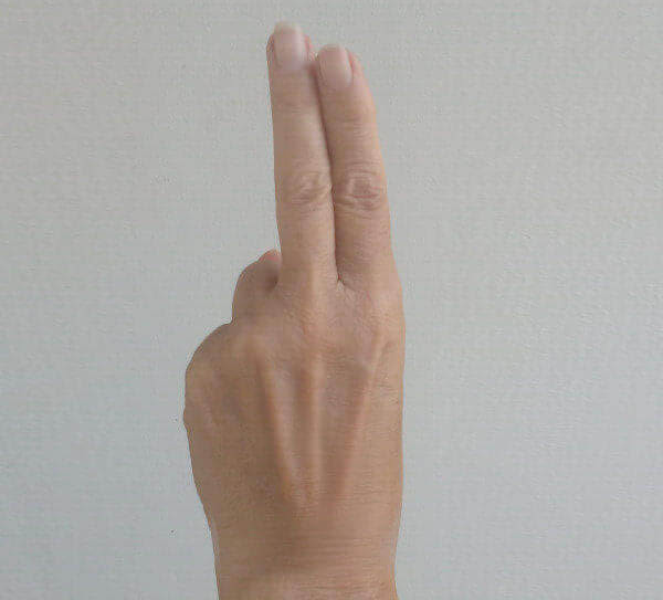 two finger exercise