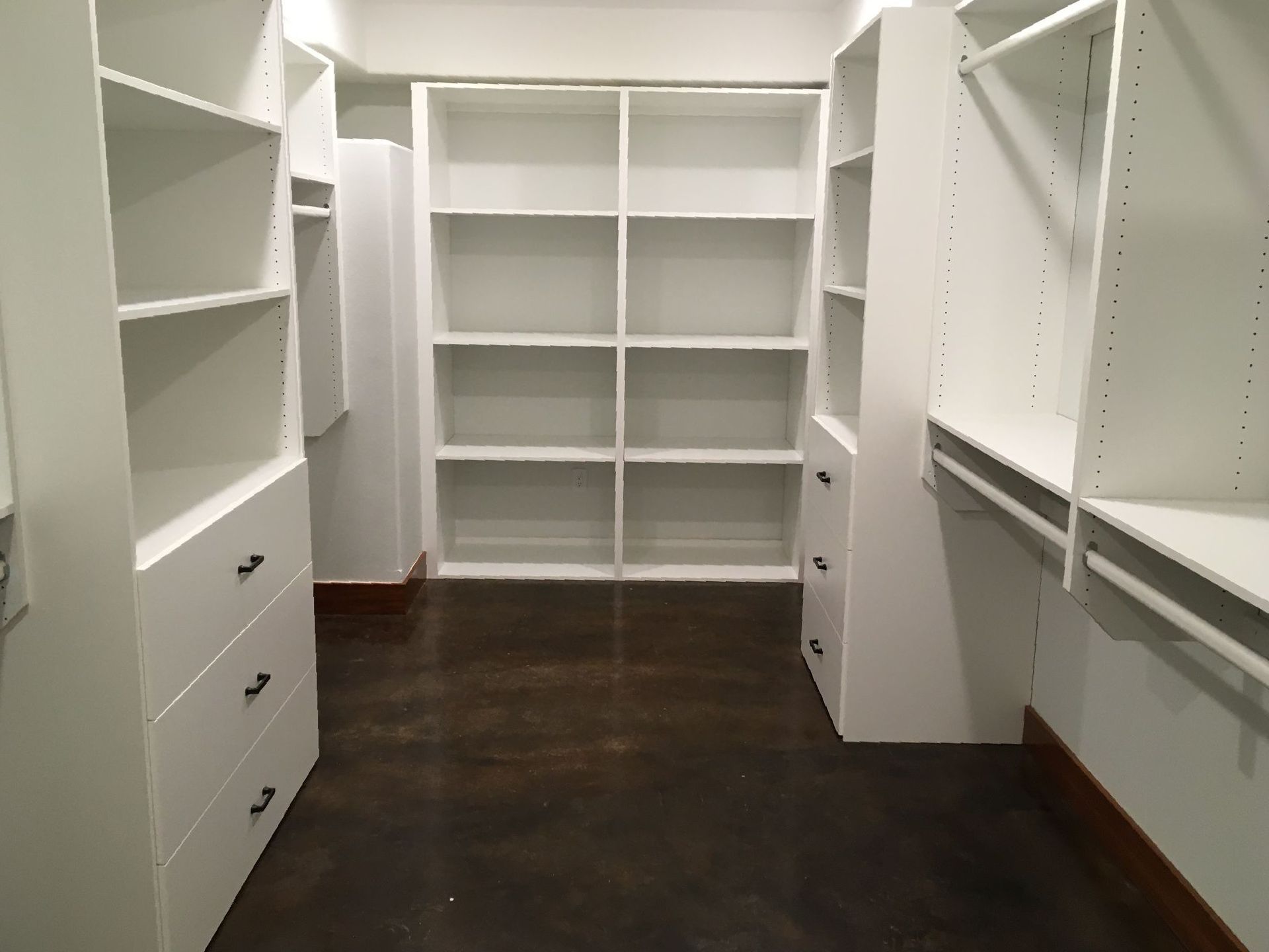 Custom Painted White Closet Organizer Libby, MT