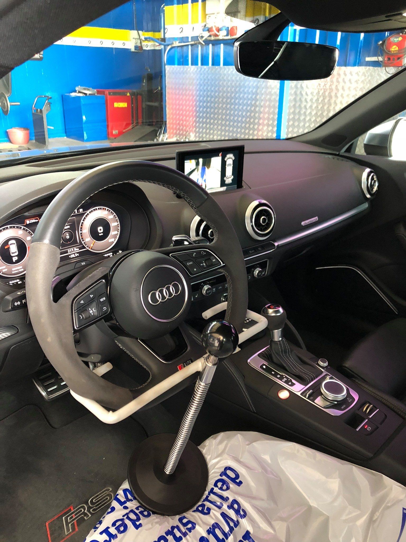 audi accessoriata in officina