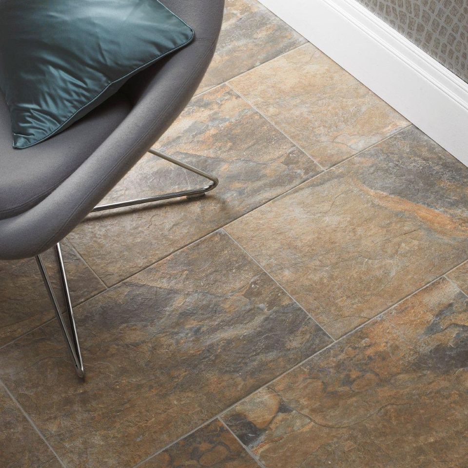 Traditional porcelain and ceramic flooring