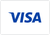 A blue visa logo on a white background.