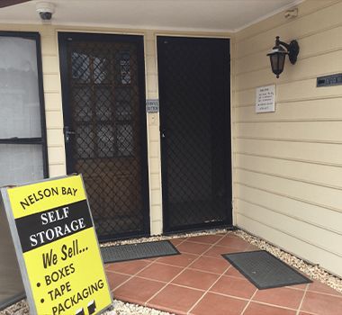 Nelson bay self storage sells boxes tape and packaging