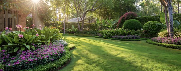 beautifully manicured lawn in Southern MD