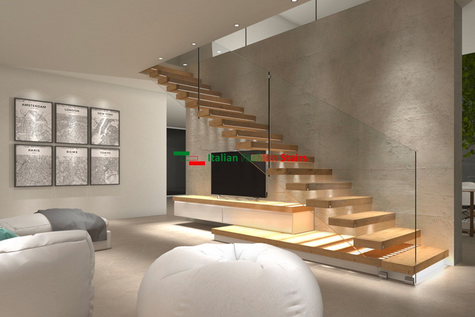 installazione scale a giorno a Genova