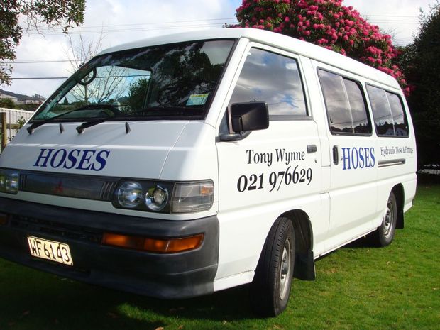A hose repair truck in the Lower Hutt