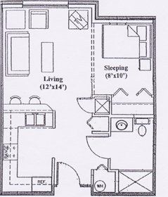 Senior Living Apartment -- Studio