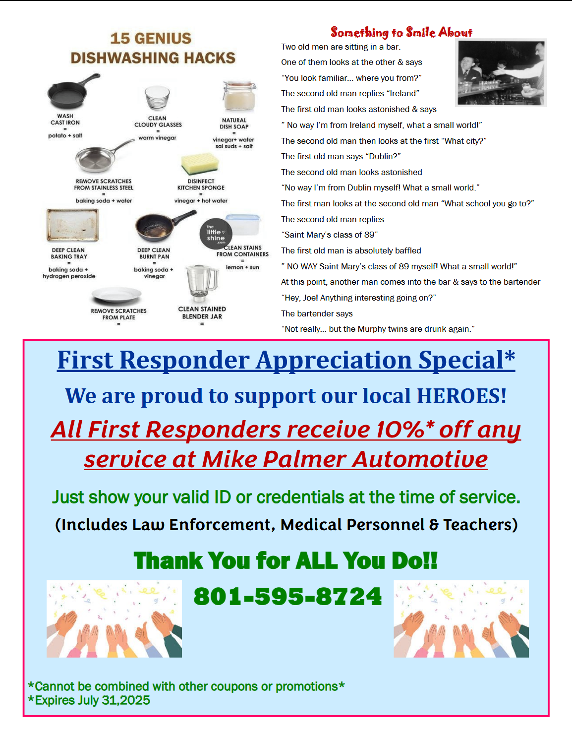 July 2025 Newsletter | Mike Palmer Automotive