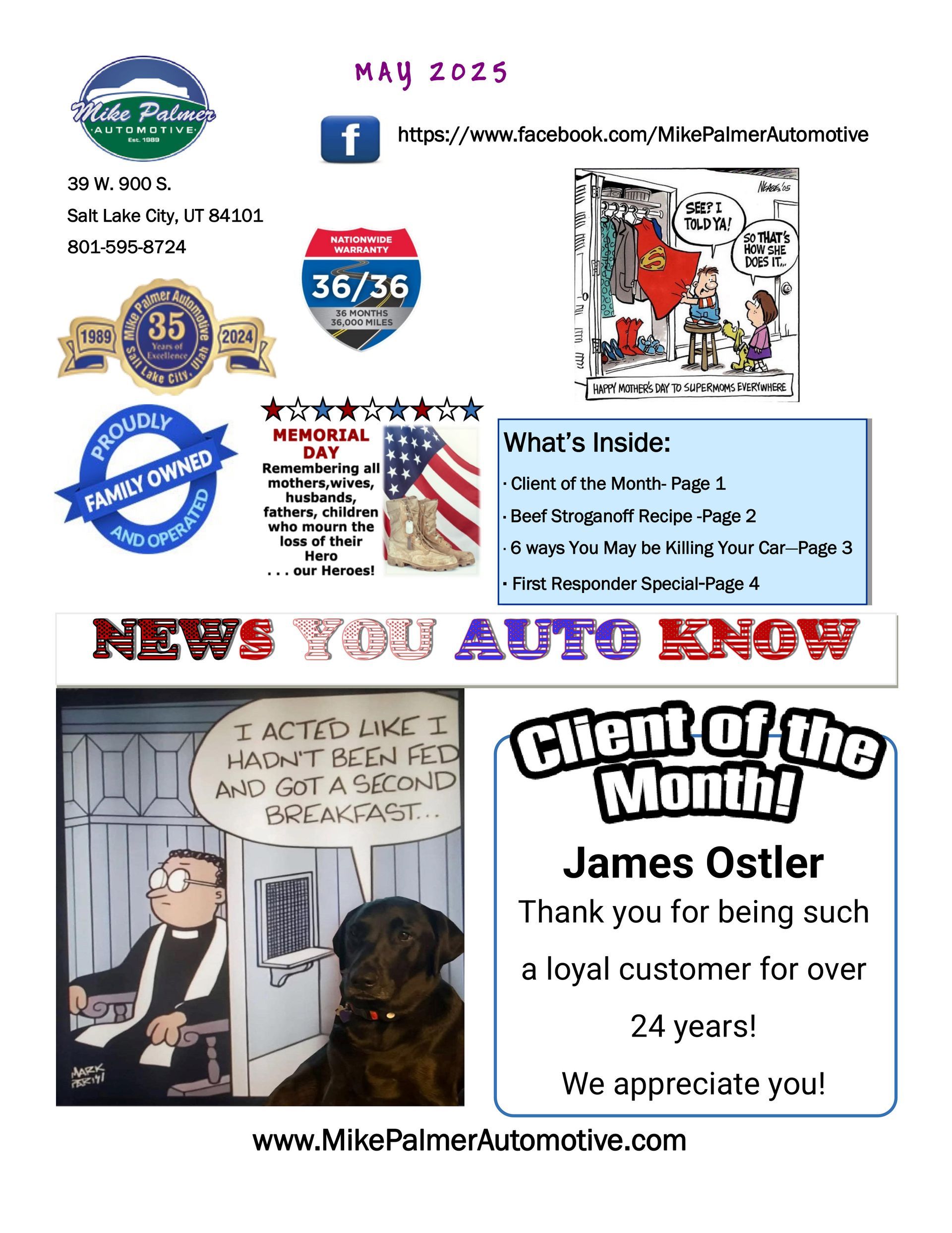 Newsletter | Mike Palmer Automotive
