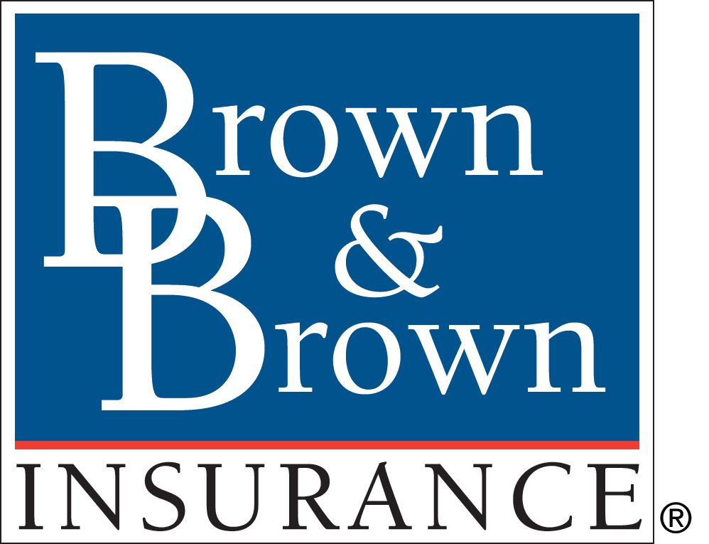 Logo for Brown & Brown Insurance featuring a blue square with large white letters B&B and the text