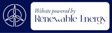 Website powered by renewable energy
