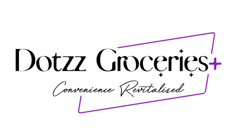 dotzz groceries plus logo |info