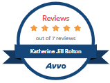 Avvo 5 star review badge