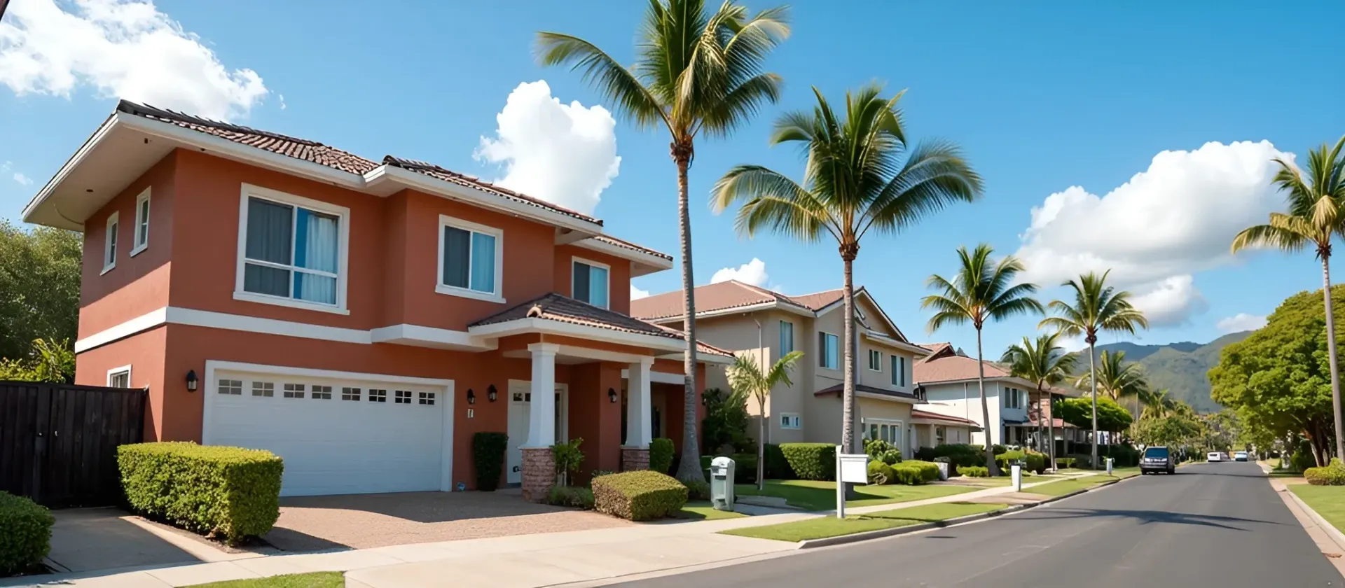 Honolulu home exterior with paint sealant