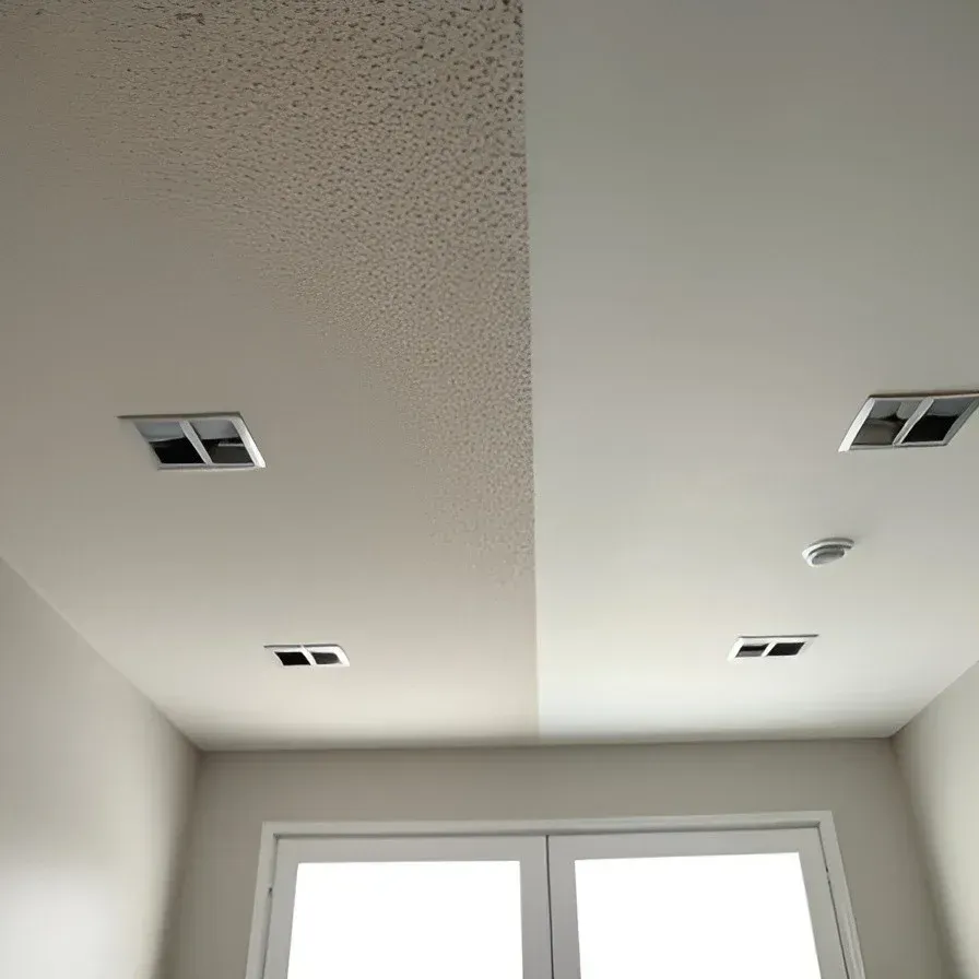 Tampa home value popcorn ceiling removal