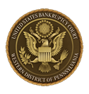 The seal of the united states bankruptcy court western district of pennsylvania.