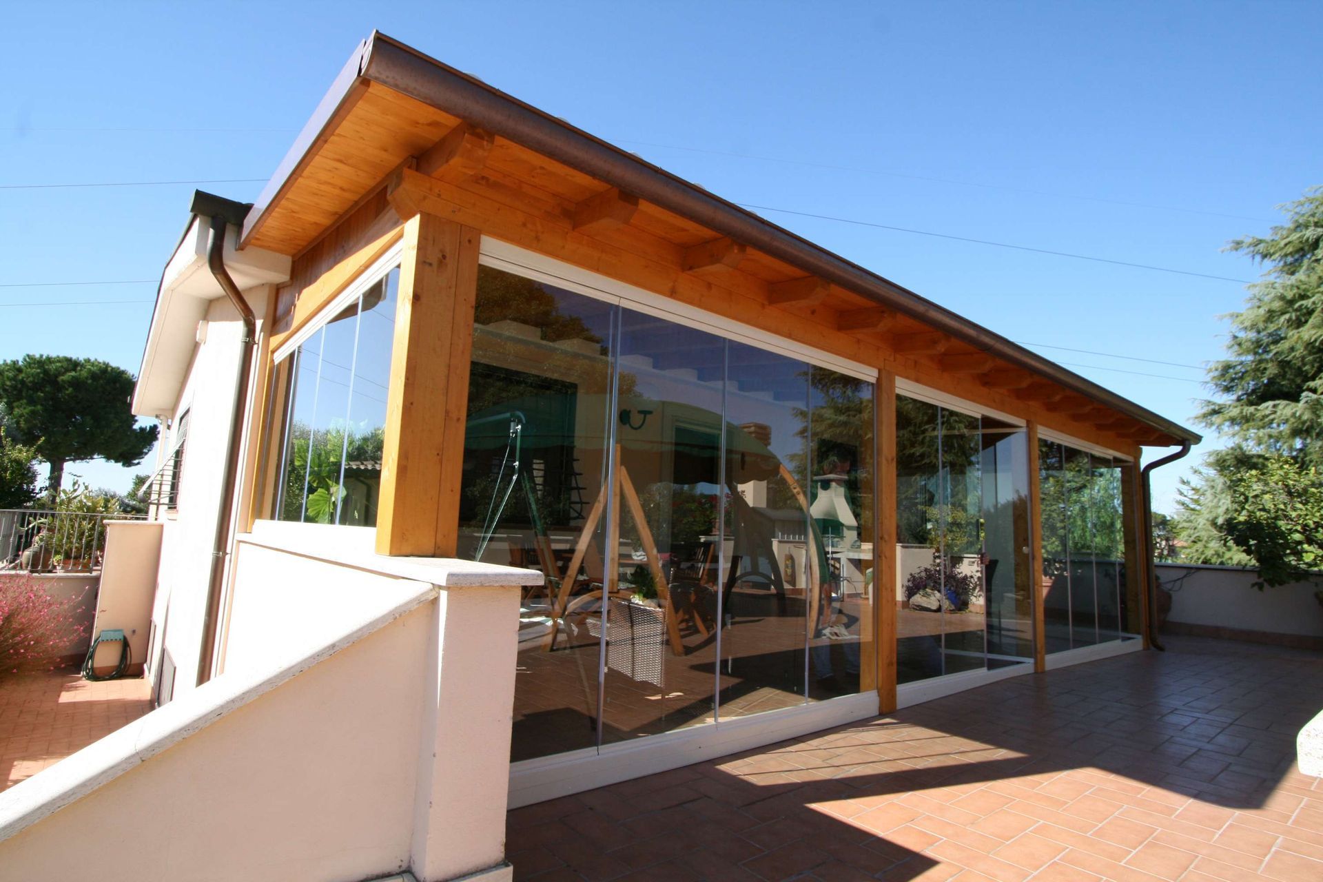 vetrate scorrevoli Supertenda Roma