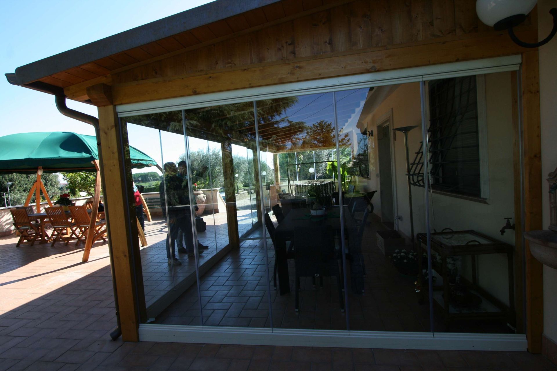 vetrate scorrevoli Supertenda Roma