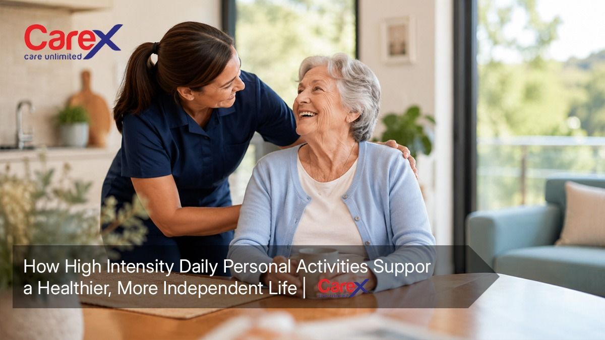 CareX Australia high intensity daily personal activities NSW support
