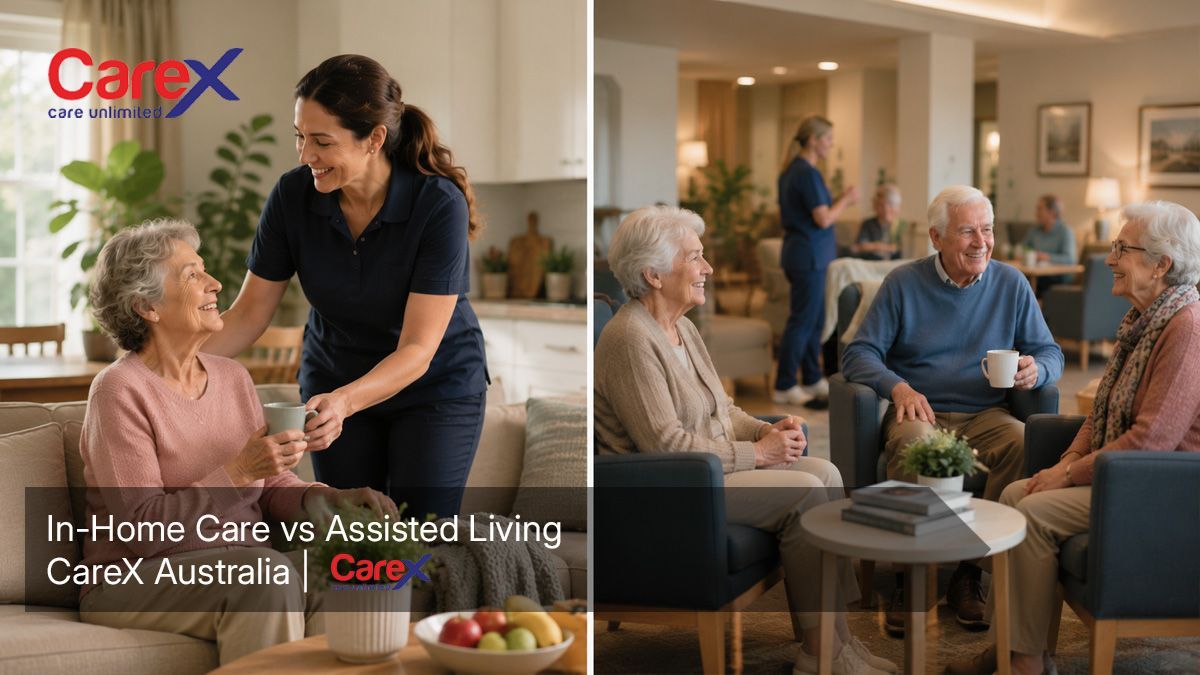 In-home care vs assisted living NSW CareX Australia comparison guide