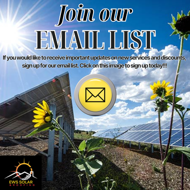 A sign that says join our email list on it