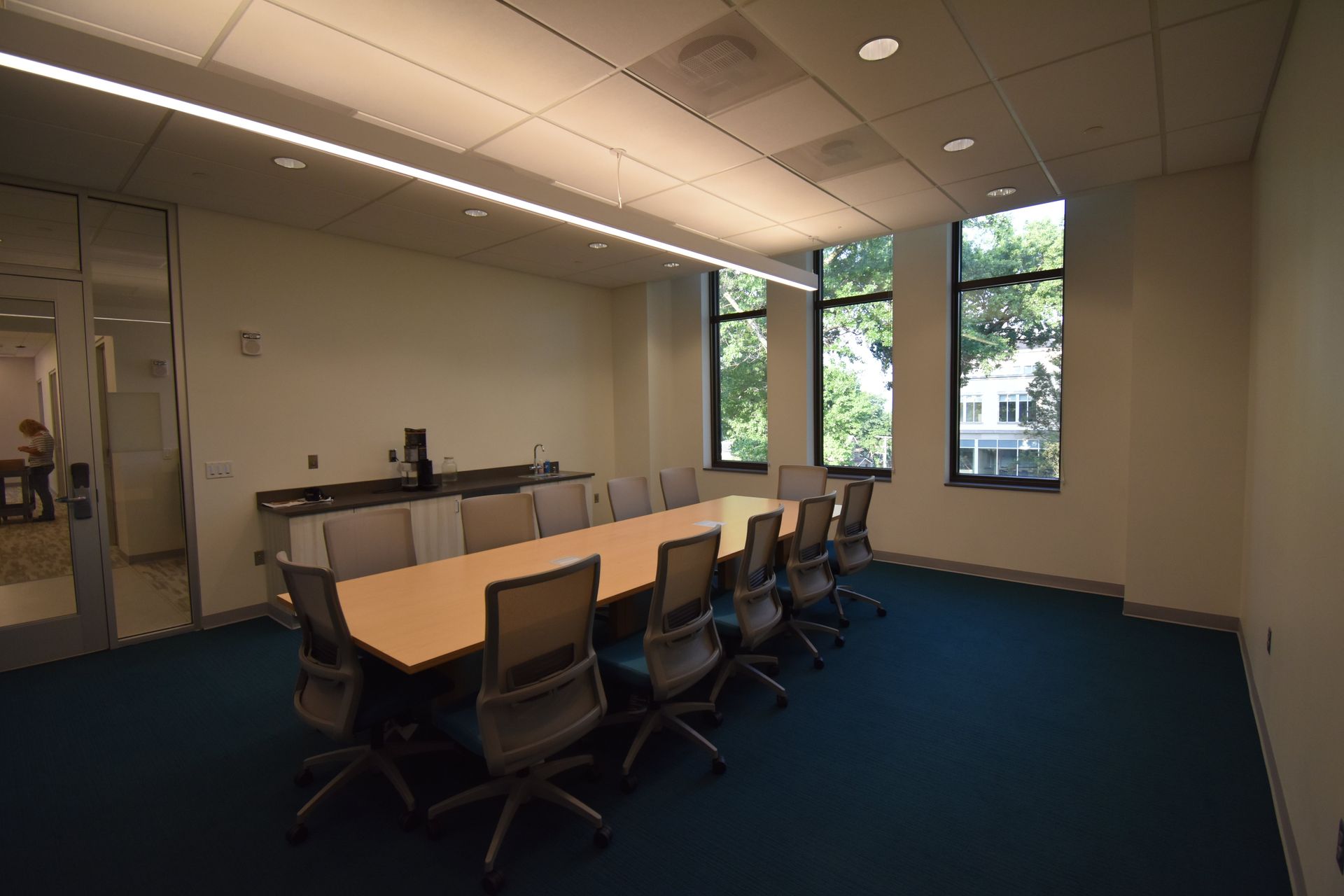 A Conference Room with a Long Table and Chairs | Wooster, OH | Bogner Construction Company
