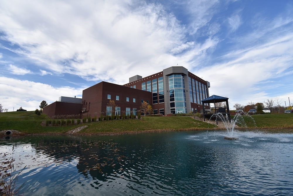 A Large Building with a Pond in Front of it | Wooster, OH | Bogner Construction Company