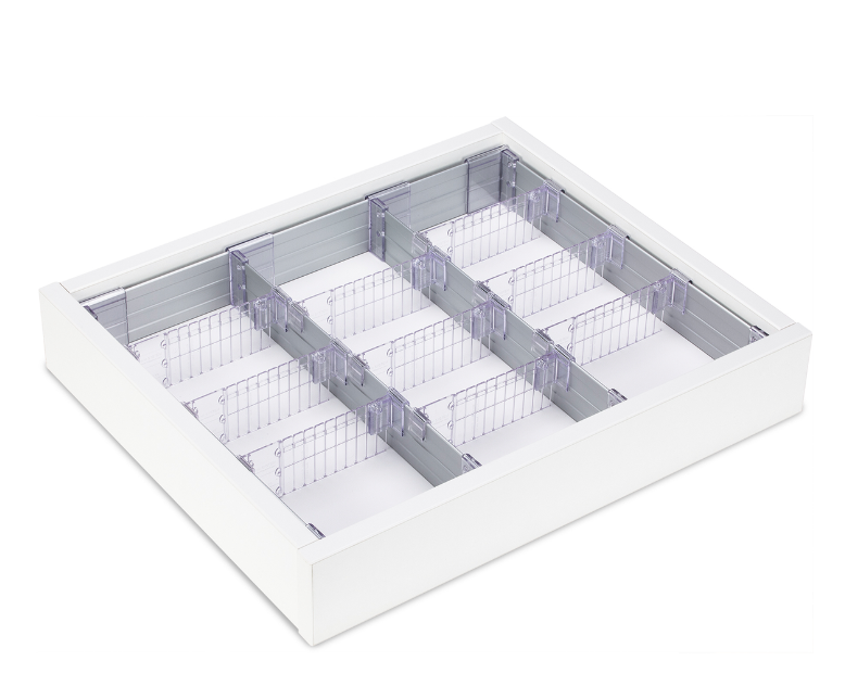 Inndeling kurver / bakker / skuffer