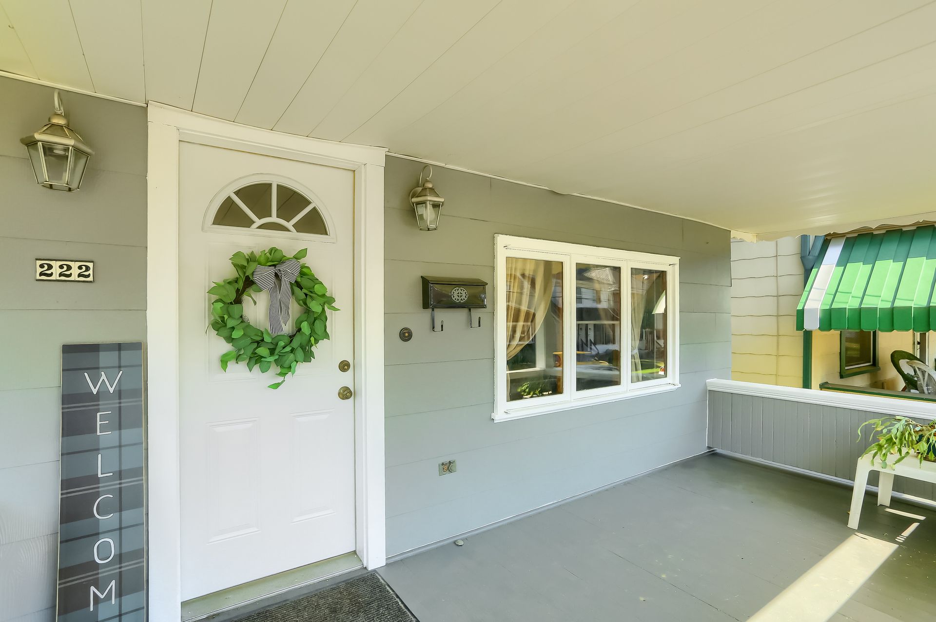Staging starts with a welcoming front door