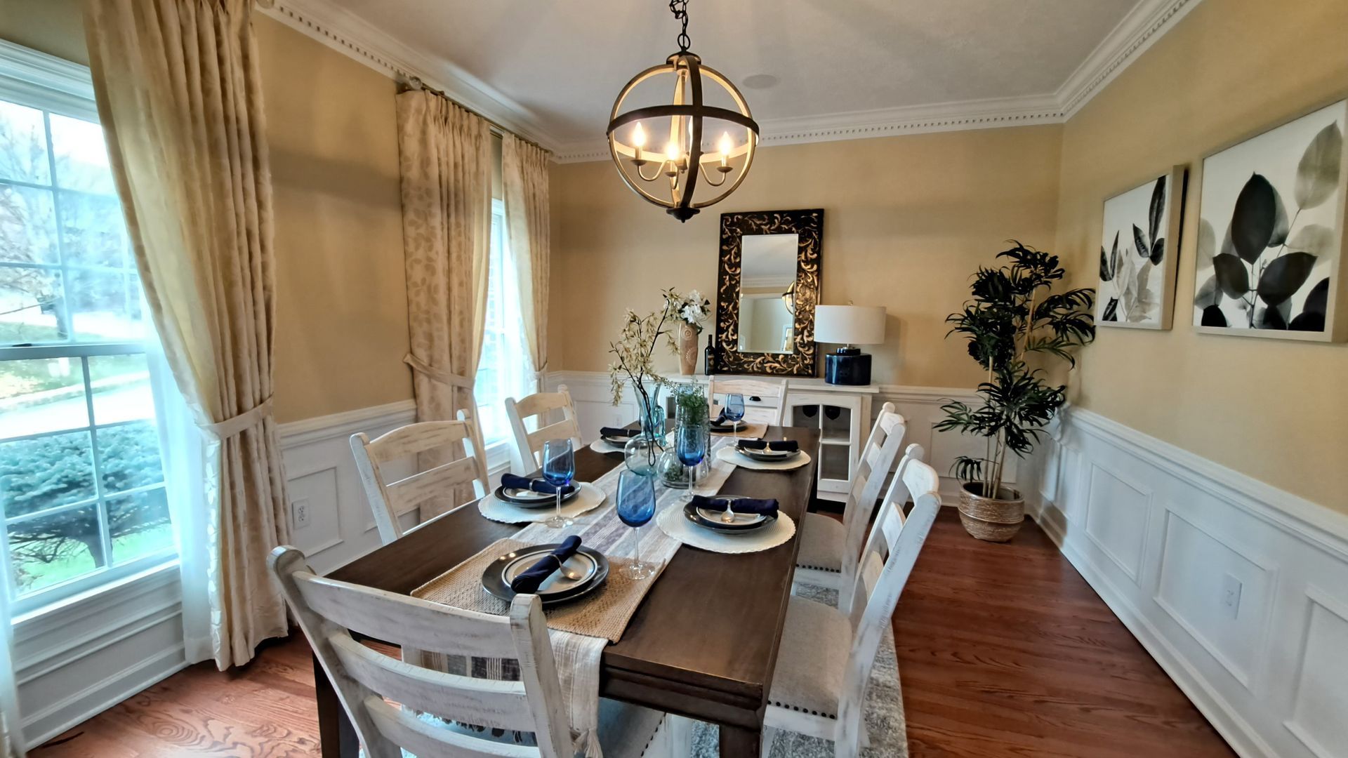 Luxury Dining Room home staging 