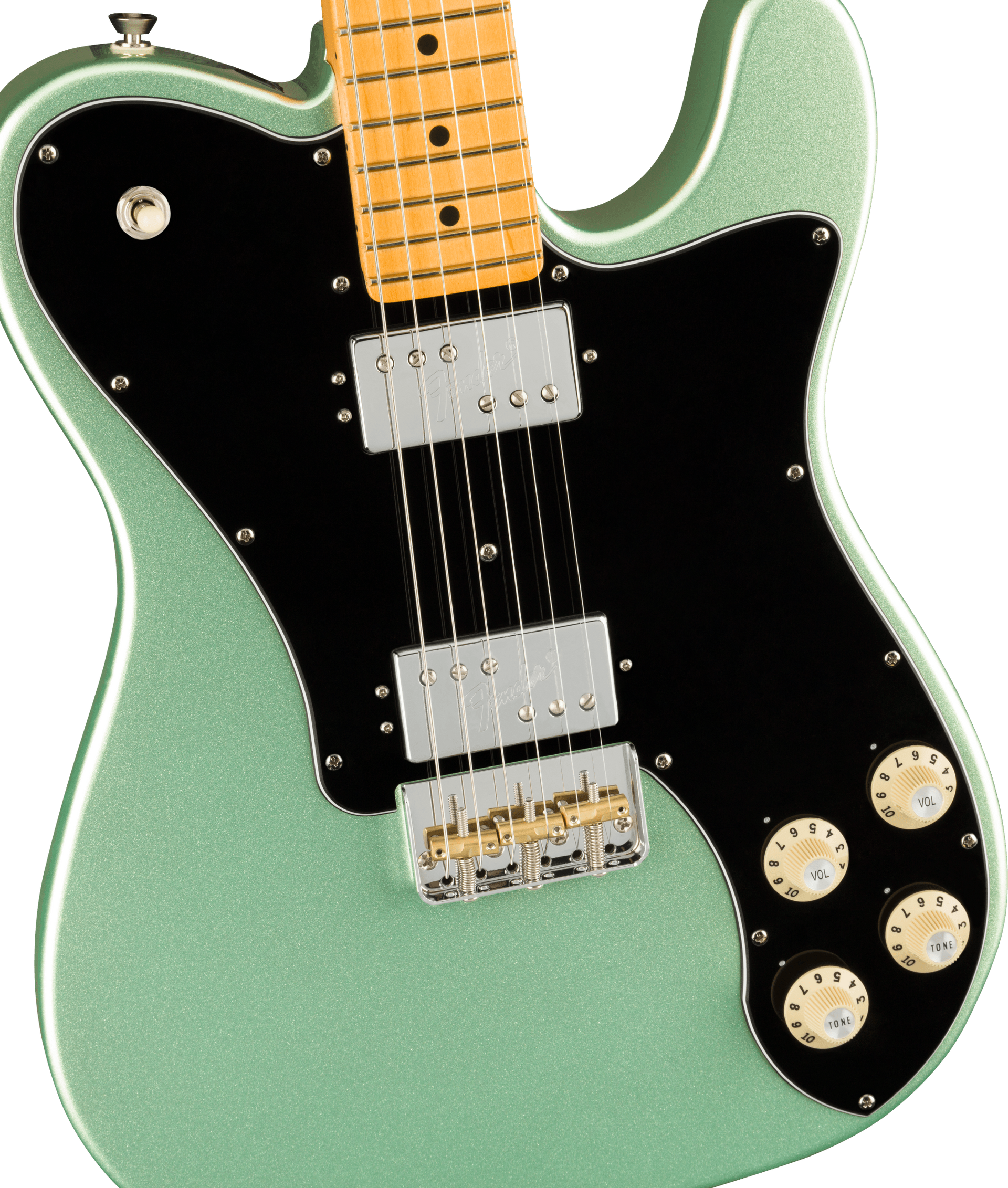Fender American Professional II Telecaster® Deluxe, Maple Fingerboard, Mystic Surf Green