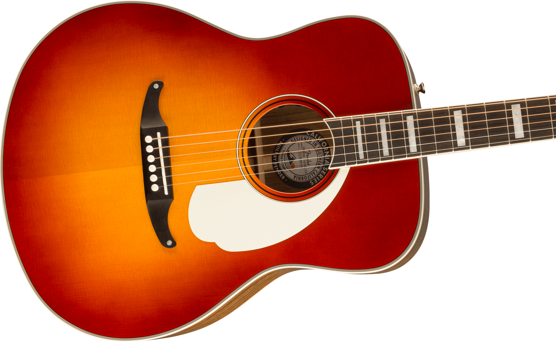 Fender California Vintage Palomino with Case, Aged White Pickguard, Sienna Sunburst