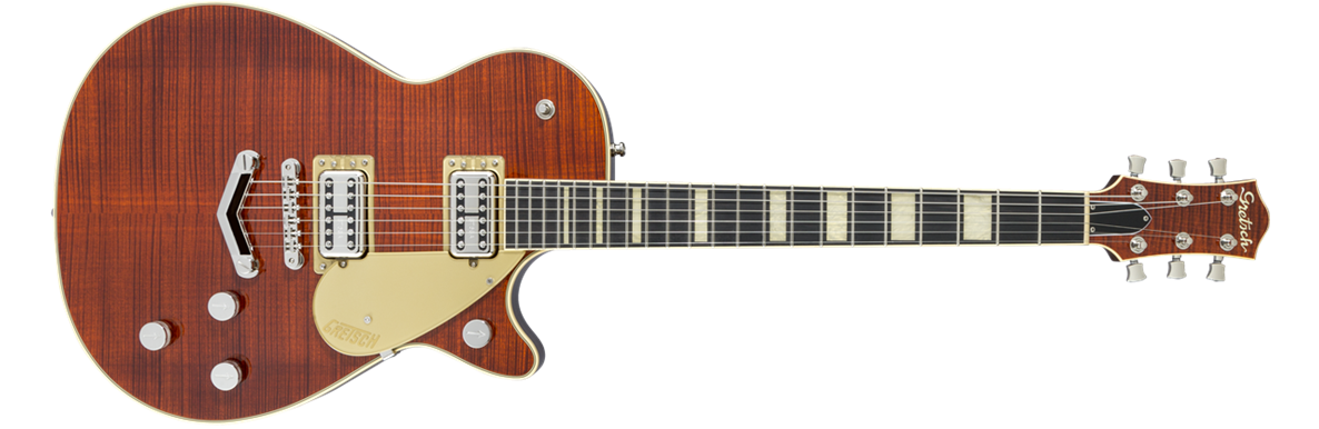 Gretsch G6228FM Players Edition Jet™ BT with V-Stoptail and Flame Maple