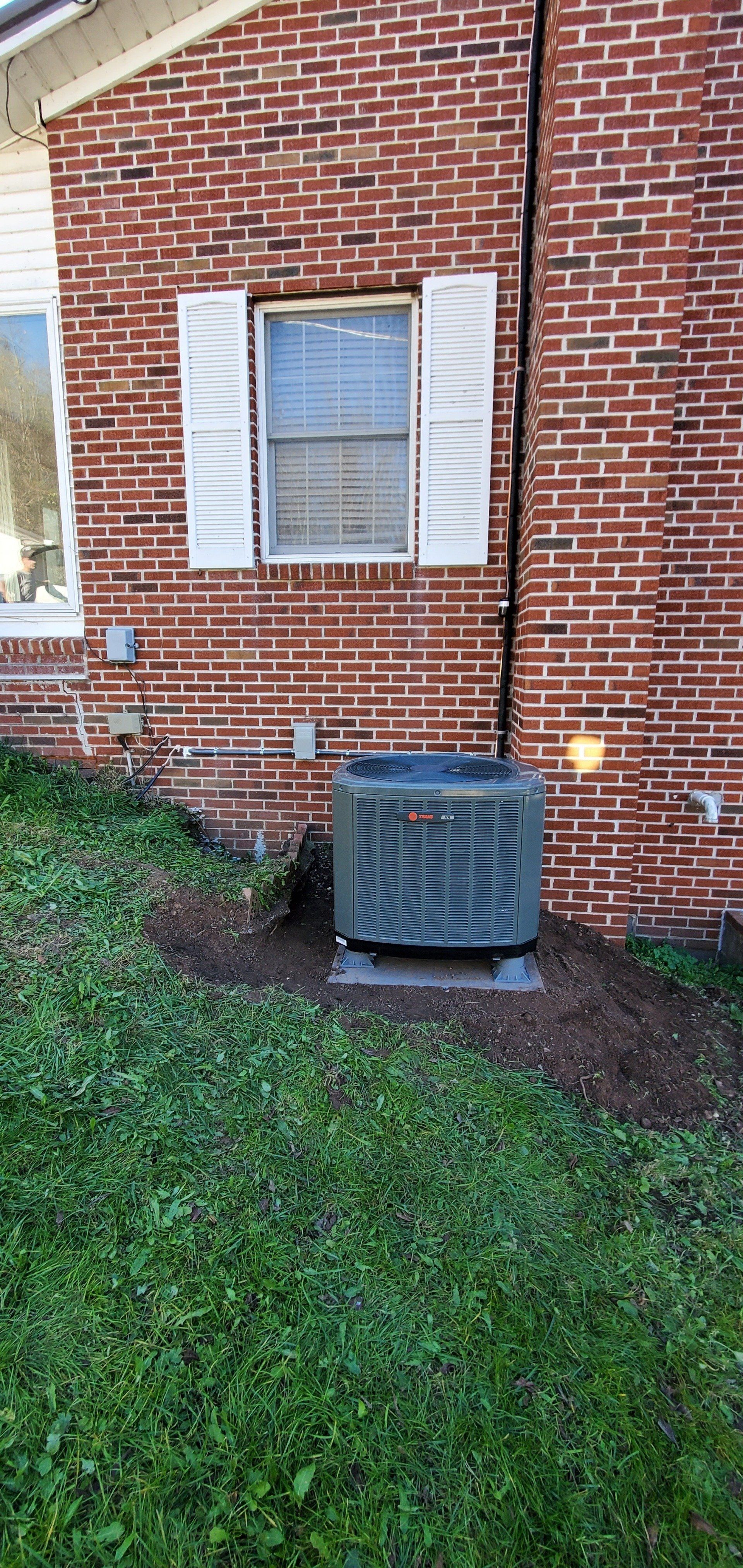 Trane Heat Pump Installation — Cedar Bluff, VA — Larry Dye's Heating & Cooling