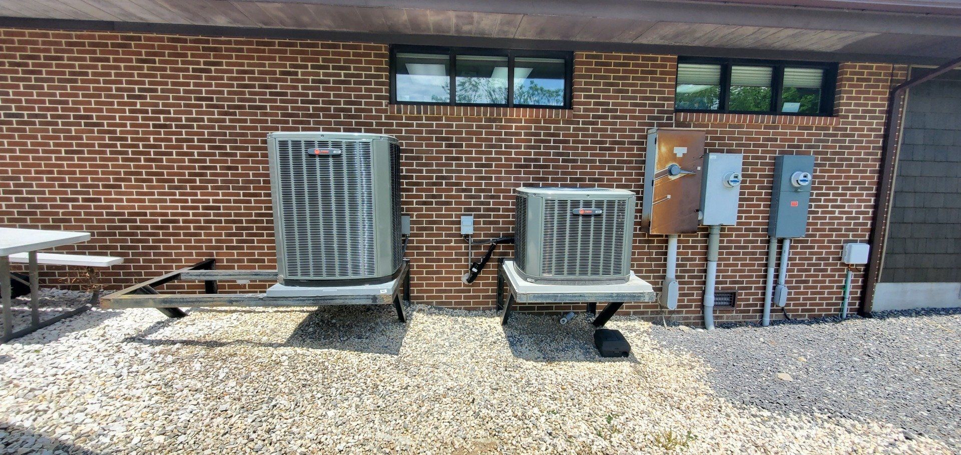 HVAC Unit Outside A Home — Cedar Bluff, VA — Larry Dye's Heating & Cooling