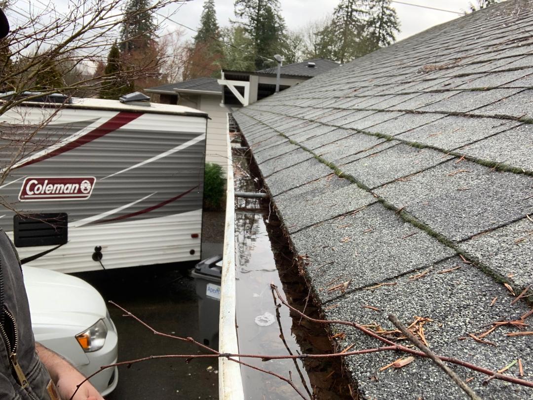 After House Gutter Cleaning — Marcola, OR — Gutter Solutions LLC